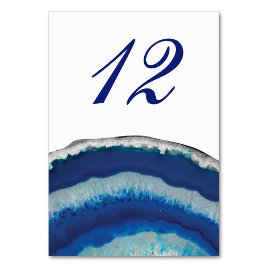 De Table Numéro AgateBleu (Par défaut)