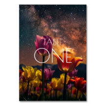 NUMÉRO PERSONNALISÉ Tulipes Cosmiques
