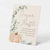 De Table Petit Baby shower Citrouille Déchets Signe (Recto)