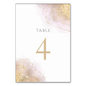 De Table plan d'aquarelle Tableau Numéro 4 (Dos)