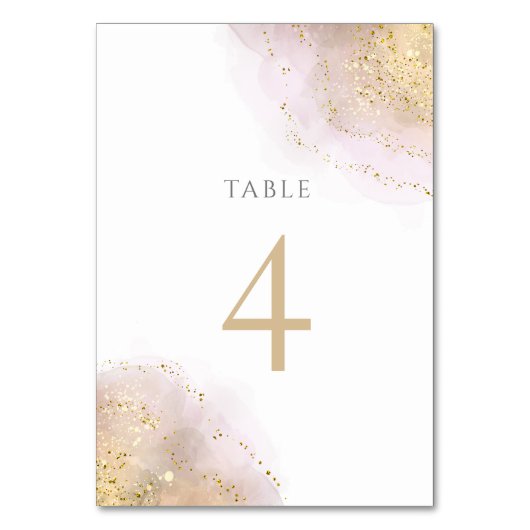 De Table plan d'aquarelle Tableau Numéro 4 (Par défaut)
