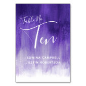 De Table Purple abstrait lavage moderne tableau numéro dix (Dos)