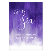 De Table Purple abstrait lavage moderne tableau numéro six (Par défaut)