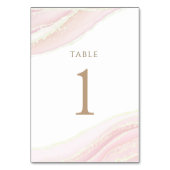 De Table rose aquarelle Tableau Numéro 1 (Dos)