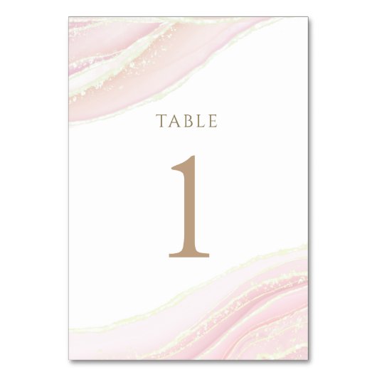 De Table rose aquarelle Tableau Numéro 1 (Par défaut)