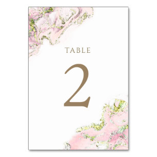 De Table rose aquarelle Tableau Numéro 2