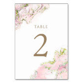 De Table rose aquarelle Tableau Numéro 2 (Dos)