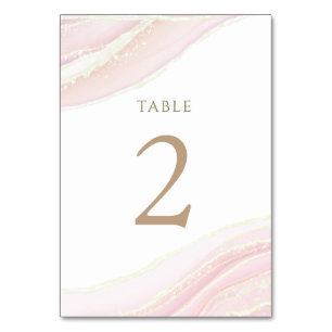 De Table rose aquarelle Tableau Numéro 2