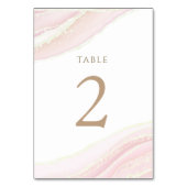 De Table rose aquarelle Tableau Numéro 2 (Dos)