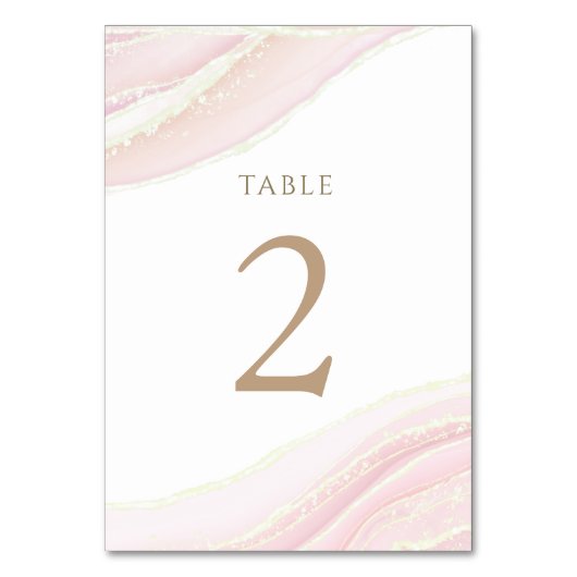 De Table rose aquarelle Tableau Numéro 2 (Par défaut)