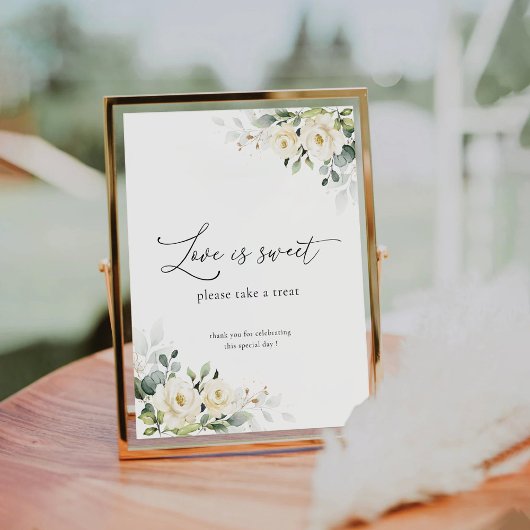 De Table Rose blanche Fête des mariées L'amour est signe do
