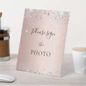 De Table Rose or blush argent parties scintillant signe pho (In SItu)