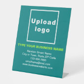 De Table SIGNE CENTRALE Turquoise D'INFORMATION D'AFFAIRES (Recto)