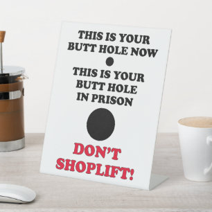 DE TABLE SIGNE COMMERCIAL. NE FAITES PAS LE SHOPLIFT