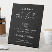 De Table Signe du Hashtag Mariage Amour (In SItu)