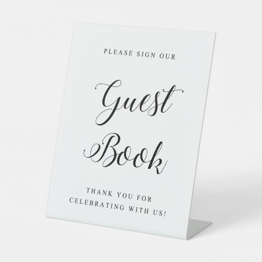 De Table SIGNE DU LIVRE D'INVITATION Mariage Simple (Recto)