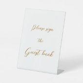 De Table Signe du livre d'or mariage (Recto)