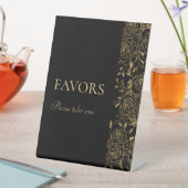 De Table Signe Fleur GILDED Faveurs (In SItu)