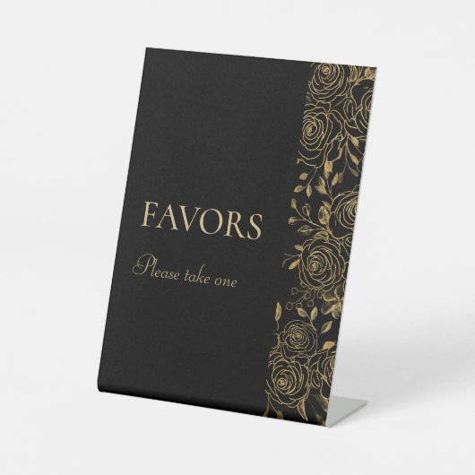 De Table Signe Fleur GILDED Faveurs (Recto)