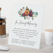 De Table SIGNE Mariage À Fleurs D'Automne Rustique (In SItu)