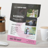 De Table SIGNE mariage PHOTO POUSSIÈRE (In SItu)