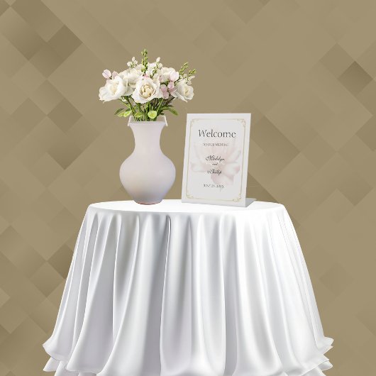 De Table SIGNE Mariage rose doux