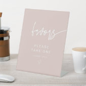 De Table SIGNE MARLO Moderne Boho Blush Rose Faveurs (In SItu)