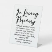 De Table SIGNE MÉMOIRE MINIMALE EN AMOUR Mariage (Recto)