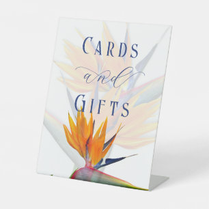 De Table SIGNE Pédastal Mariage Oiseau du Paradis