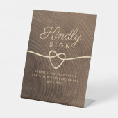 De Table SIGNE PIÉTONNE Mariage Rustique (Recto)