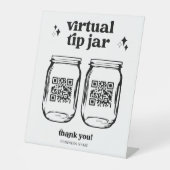 De Table SIGNE POSTÉMATIQUE DU CODE QR Virtual Tip Jar (Recto)