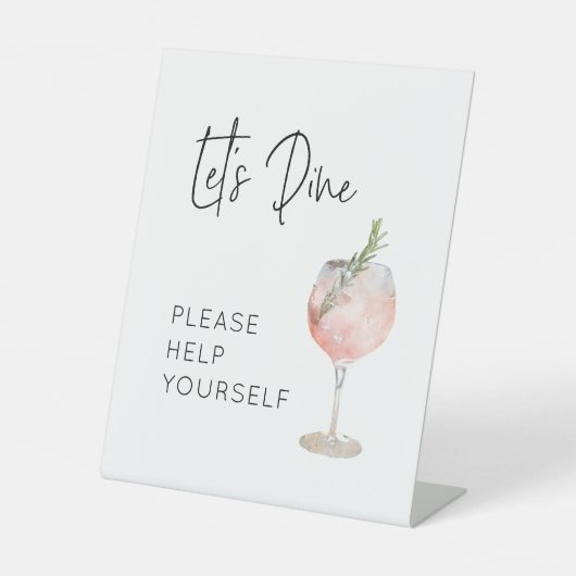 De Table Signe repas pour fête d'anniversaire (Recto)