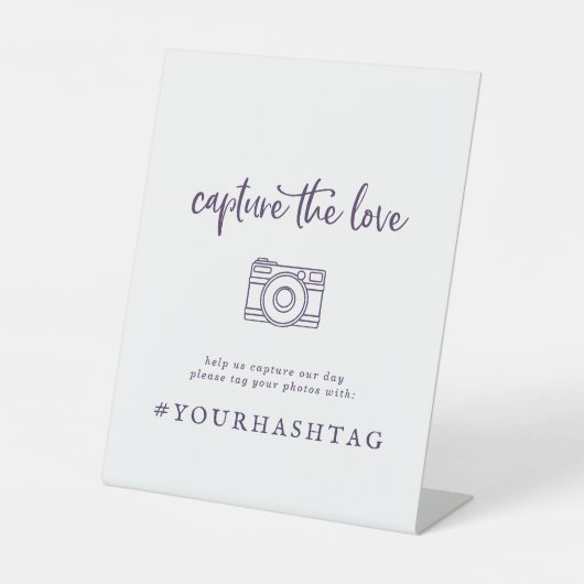 De Table Signe Rustique Plum Capture Le Mariage Amour (Recto)