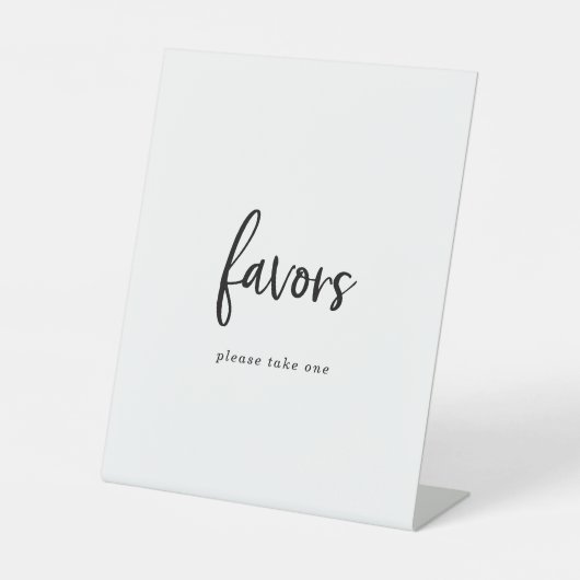 De Table Signe Rustique Script Wedding Favors (Recto)