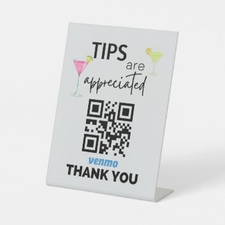 De Table Signe Venmo pour barmans