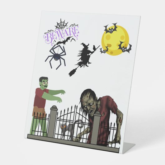 De Table SIGNE Zombie Halloween Land Pedestal (Recto)