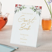 De Table Simple classique Noël Mariage Guest Book Signe (In SItu)