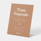 De Table Style rétro Brown Time capsule 1er signe anniversa (Recto)