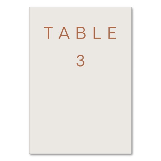 De Table Tableau numéro trois (Par défaut)