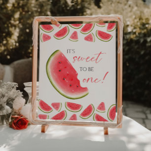 De Table Un dans un Melon signe d'anniversaire, Sweet To Be
