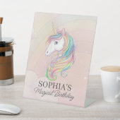 De Table Unicorne anniversaire fête arc-en-ciel signe (In SItu)