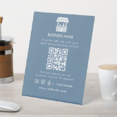 De Table Visitez notre site Web QR Code Signe (In SItu)