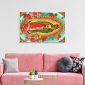 De Taco Saint Canvas Print (Insitu (Woonkamer))