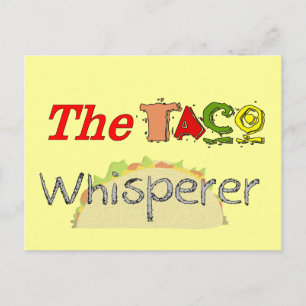 De Taco Whisperer Briefkaart