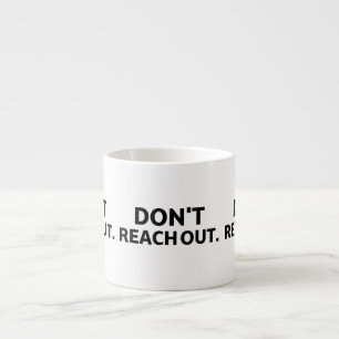 De Tactische Shot Niet Uitgestoken Espresso Kop