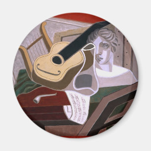 De tafel van de muzikant - Juan Gris Magneet