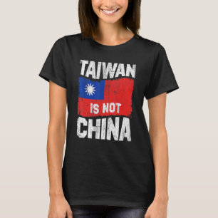 De  Taiwanese vlag is geen Chinese vlag T-shirt