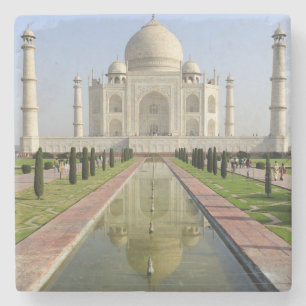 De Taj Mahal, Agra, Uttar Pradesh, India, Stenen Onderzetter