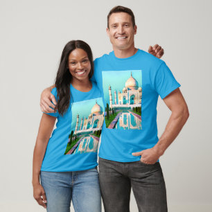 De Taj Mahal onder een Dawn Sky T-shirt