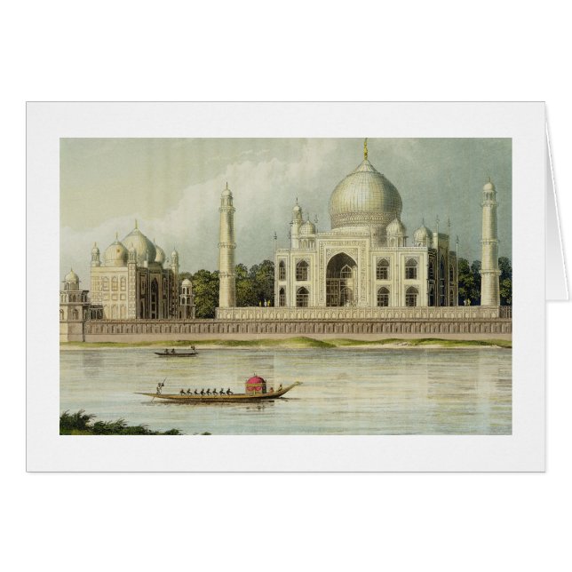 De Taj Mahal, Tomb van de keizer Shah Jehan en (Voorkant Horizontaal)